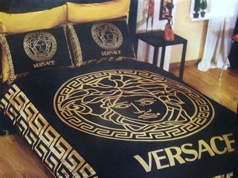 versace bed cover black and gold